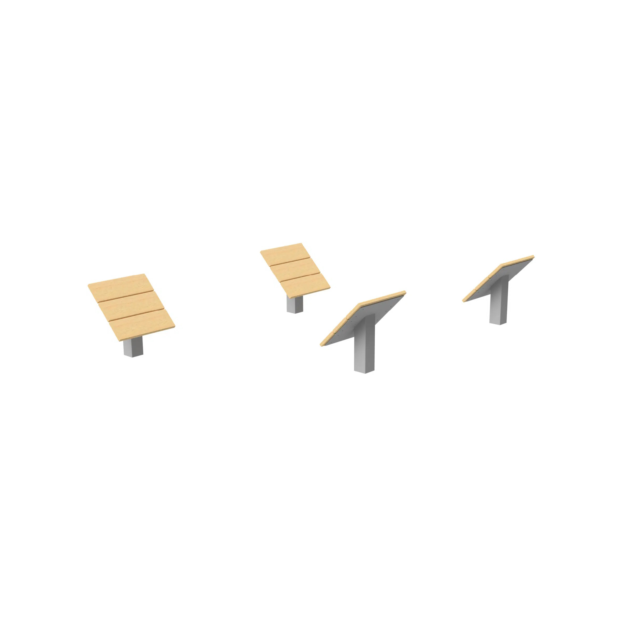 Ninja Angled Wall Jumps, set of 4