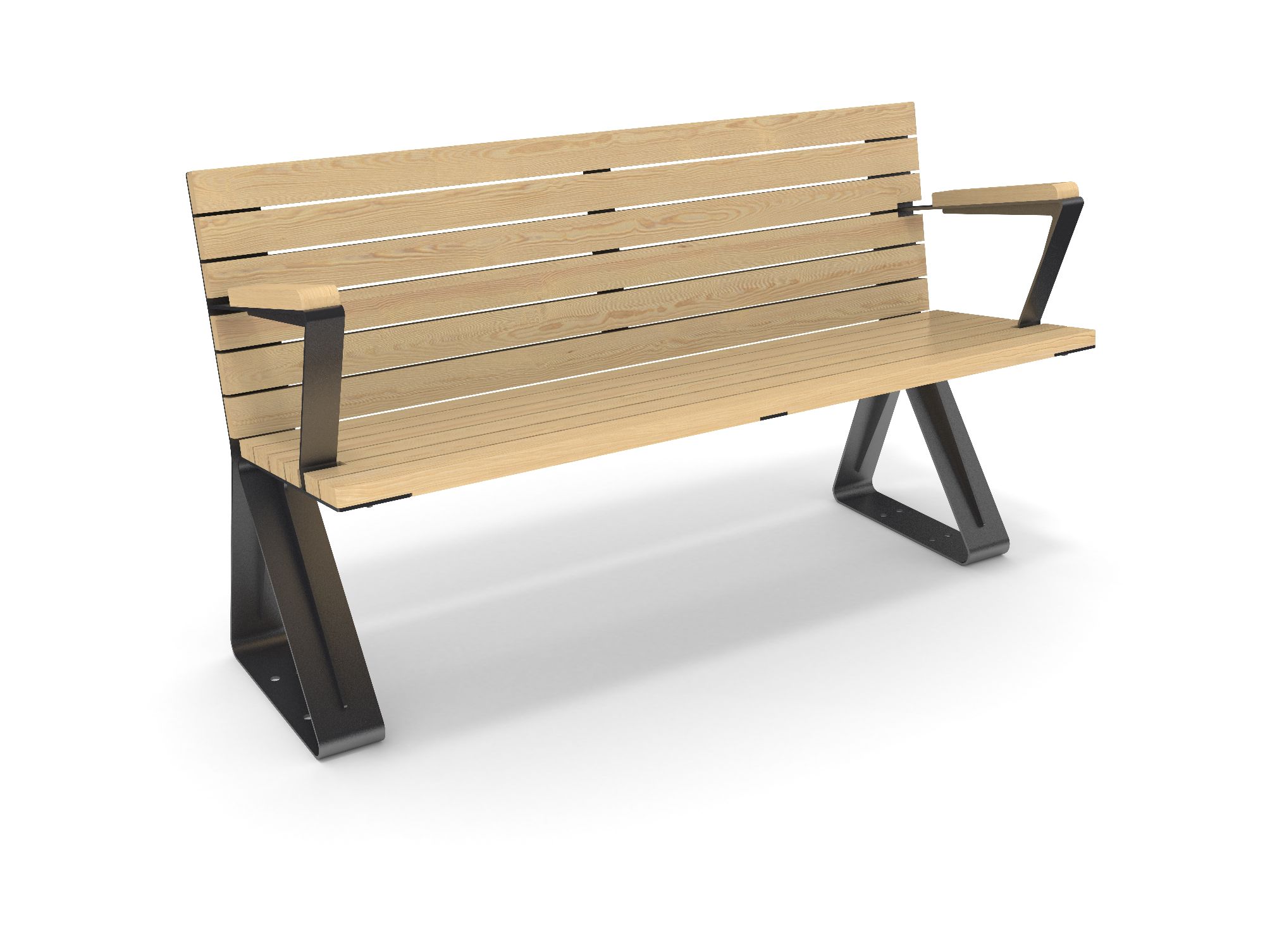 Bermuda Backrest Bench — CUS 51