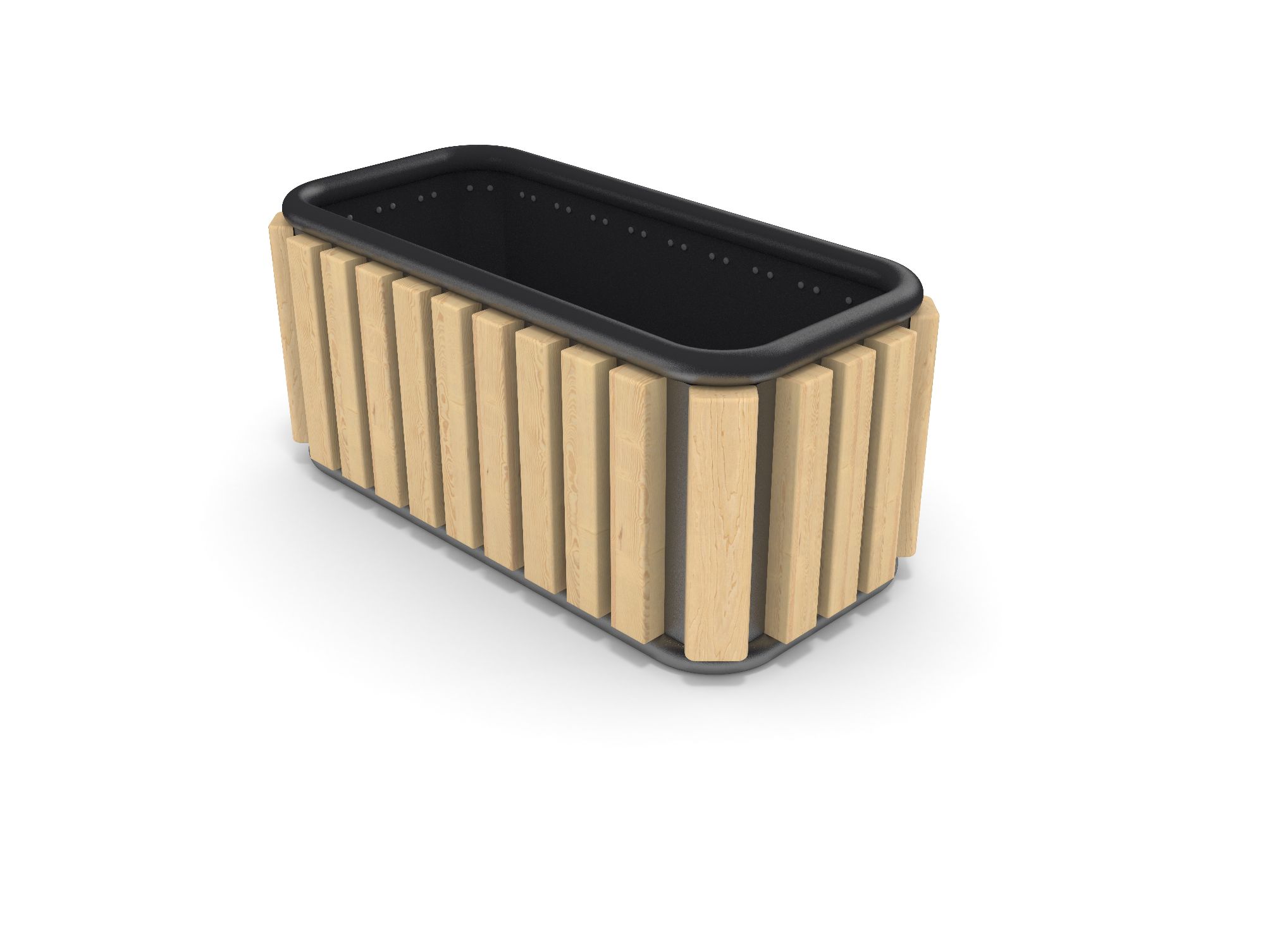 Zebra Rectangle Planter — CUS 163