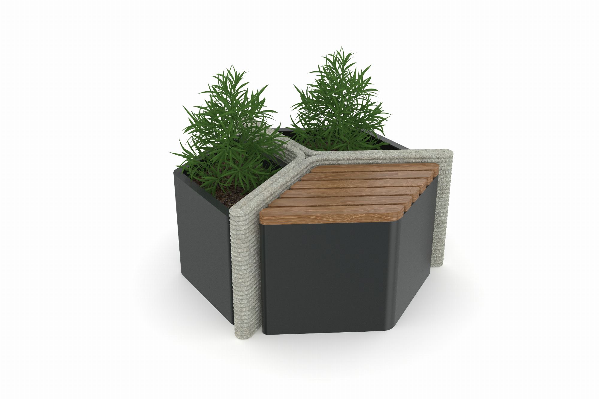 Sactra Series Bench / Flower Pot — CUS 1155