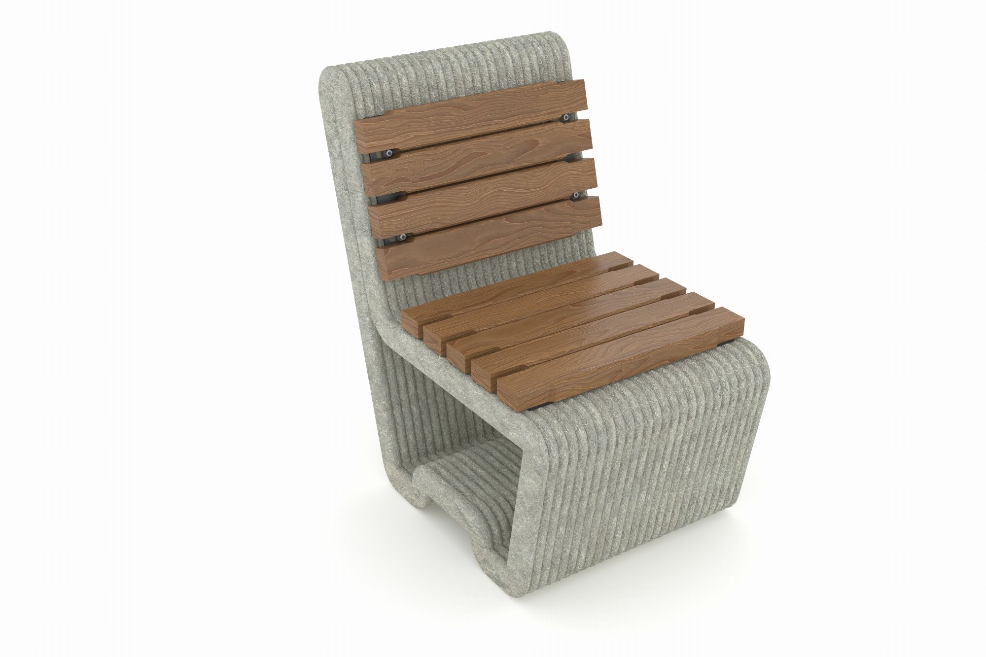 Oniks Bench With Backrest — CUS 1007