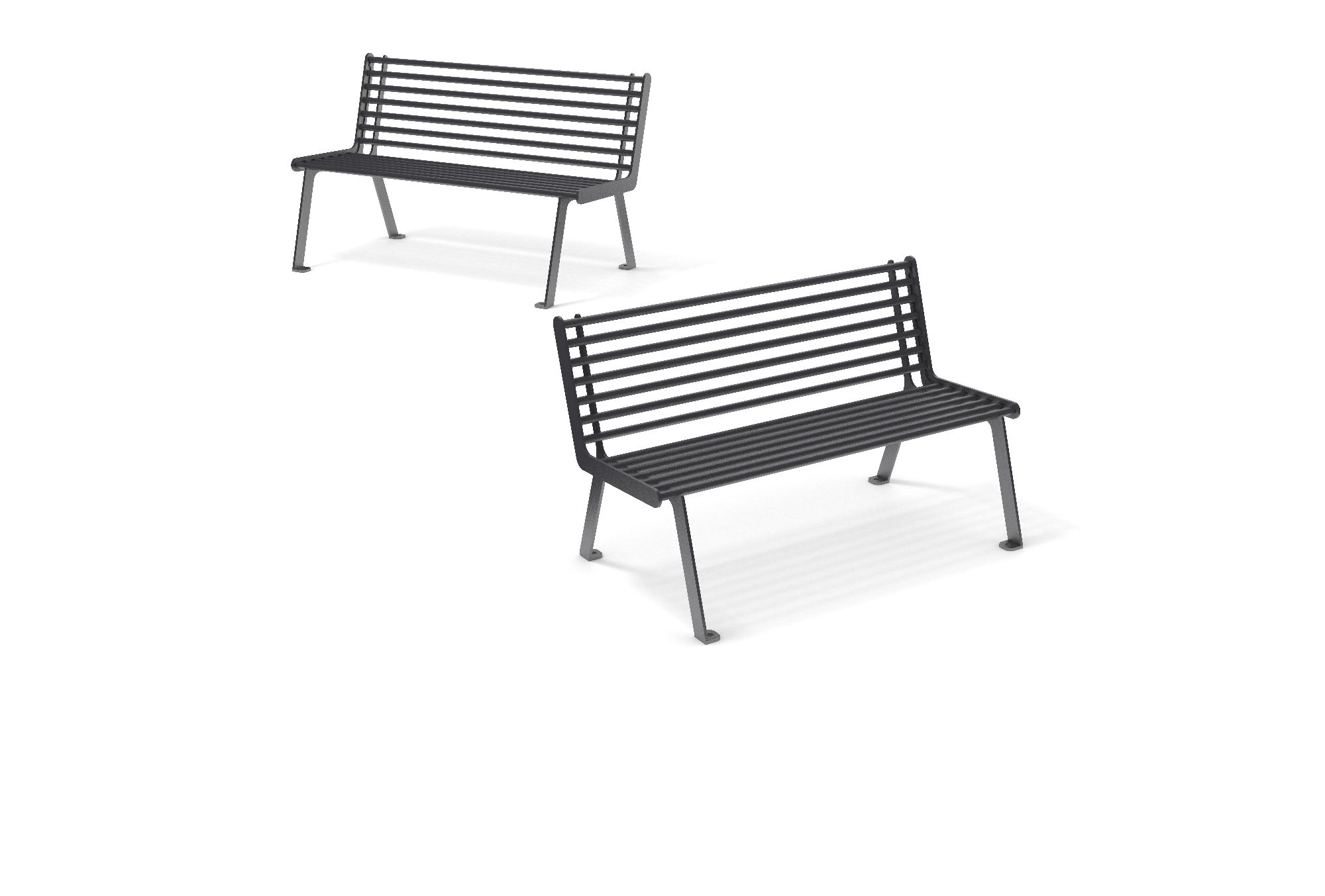 Piet Backrest Bench — CUS 201