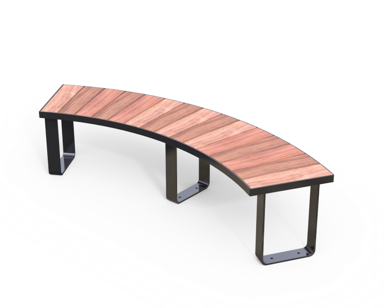 Porto Curved Bench