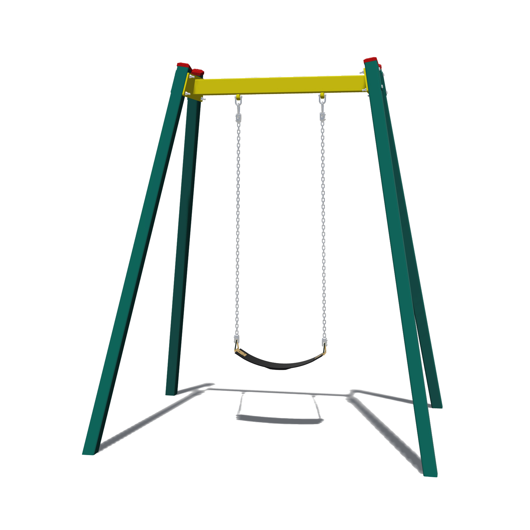 Supervised Early Childhood Swing Frame - Metal - 2.2m Single