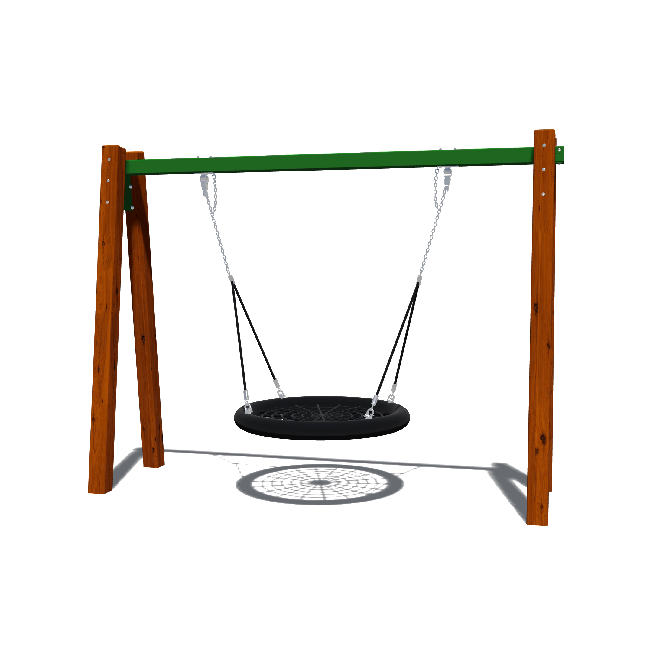 Supervised Early Childhood Swing Frame - Timber - Nest Swing