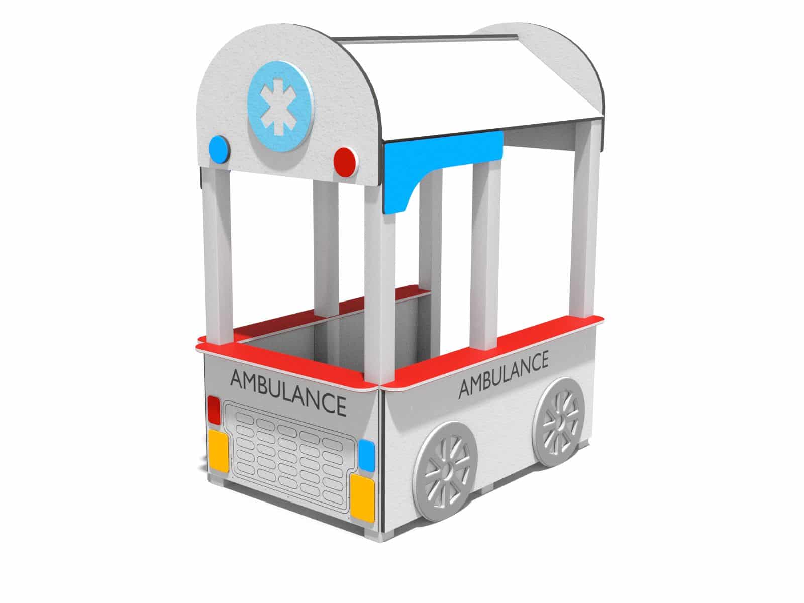 Ambulance set for the playground