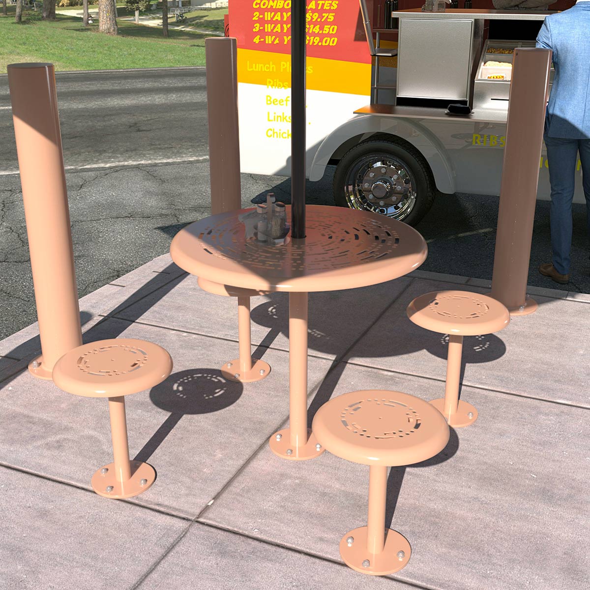 Cremorne 800mm Round Table