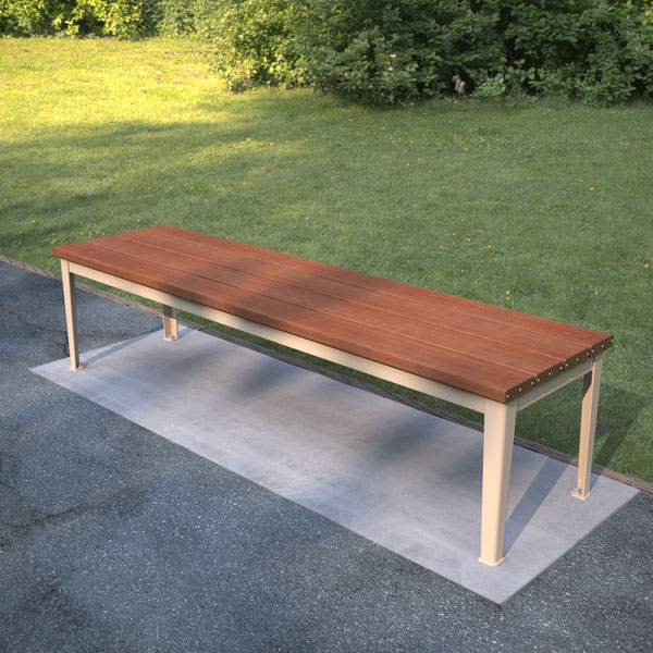 Glenelg Wide Bench (Short 600mm)