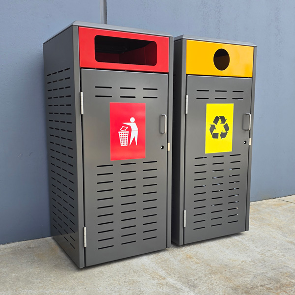 Hub Flat Canopy 240lt Bin Surround (Front Opening)