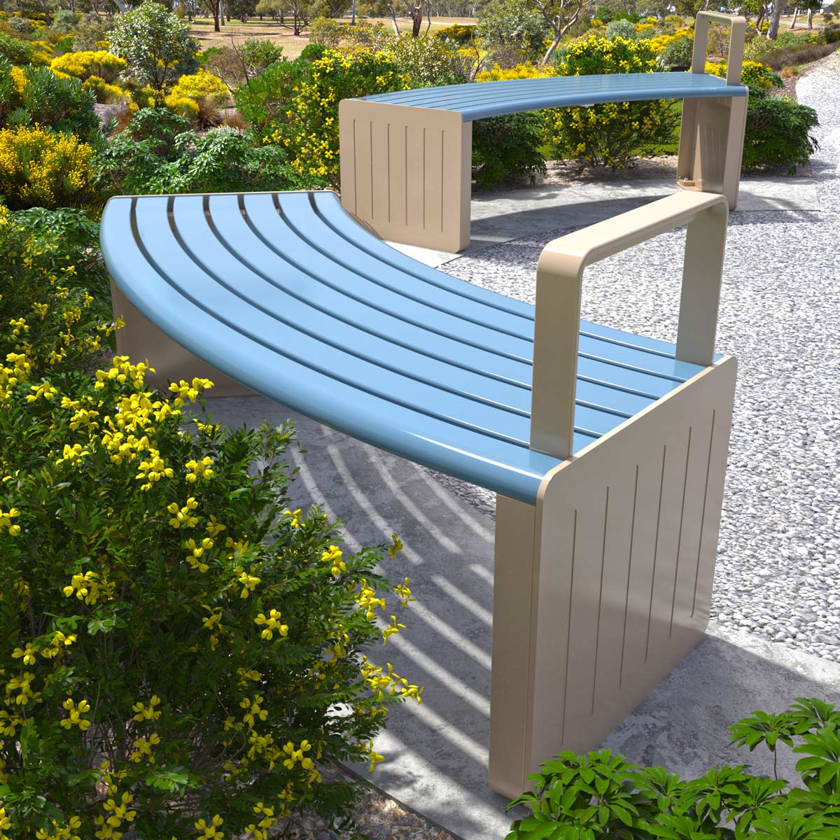 Bayside Curved Bench