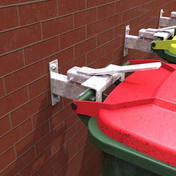 Single Wheelie Bin Mount