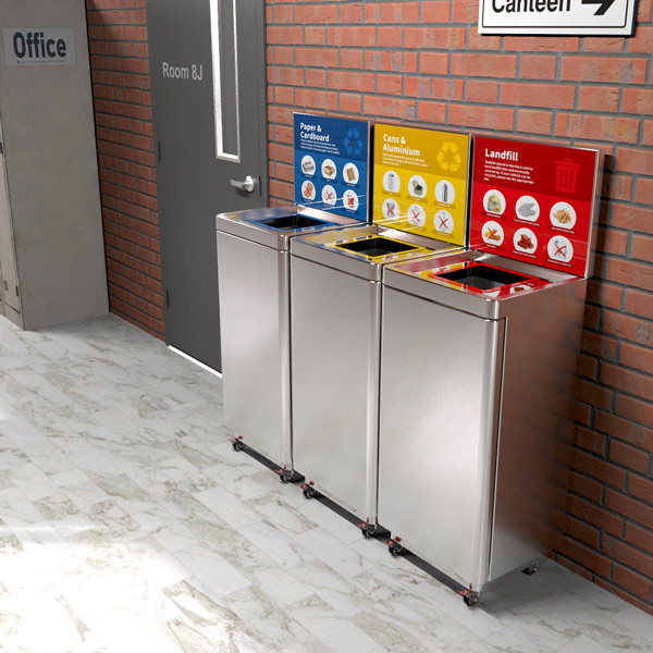 Internal Bin with Sign
