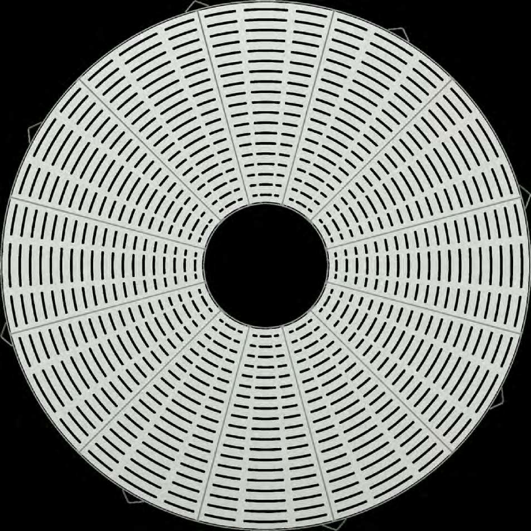 Tree Grate (2420mm Circular Aluminium)