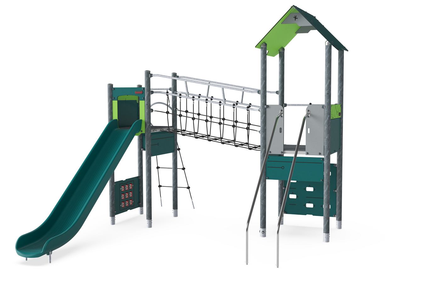 Two Tower Rope Bridge