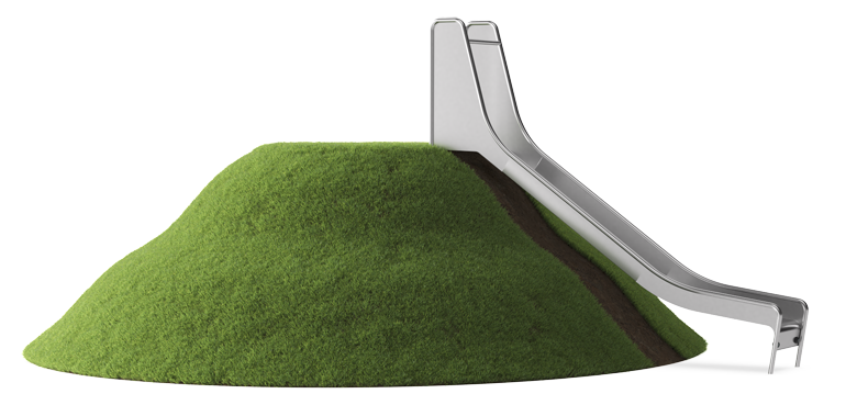 Embankment Slide, 1.5m high, 0.5m wide