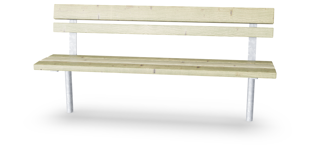 Chatter Bench with Backrest