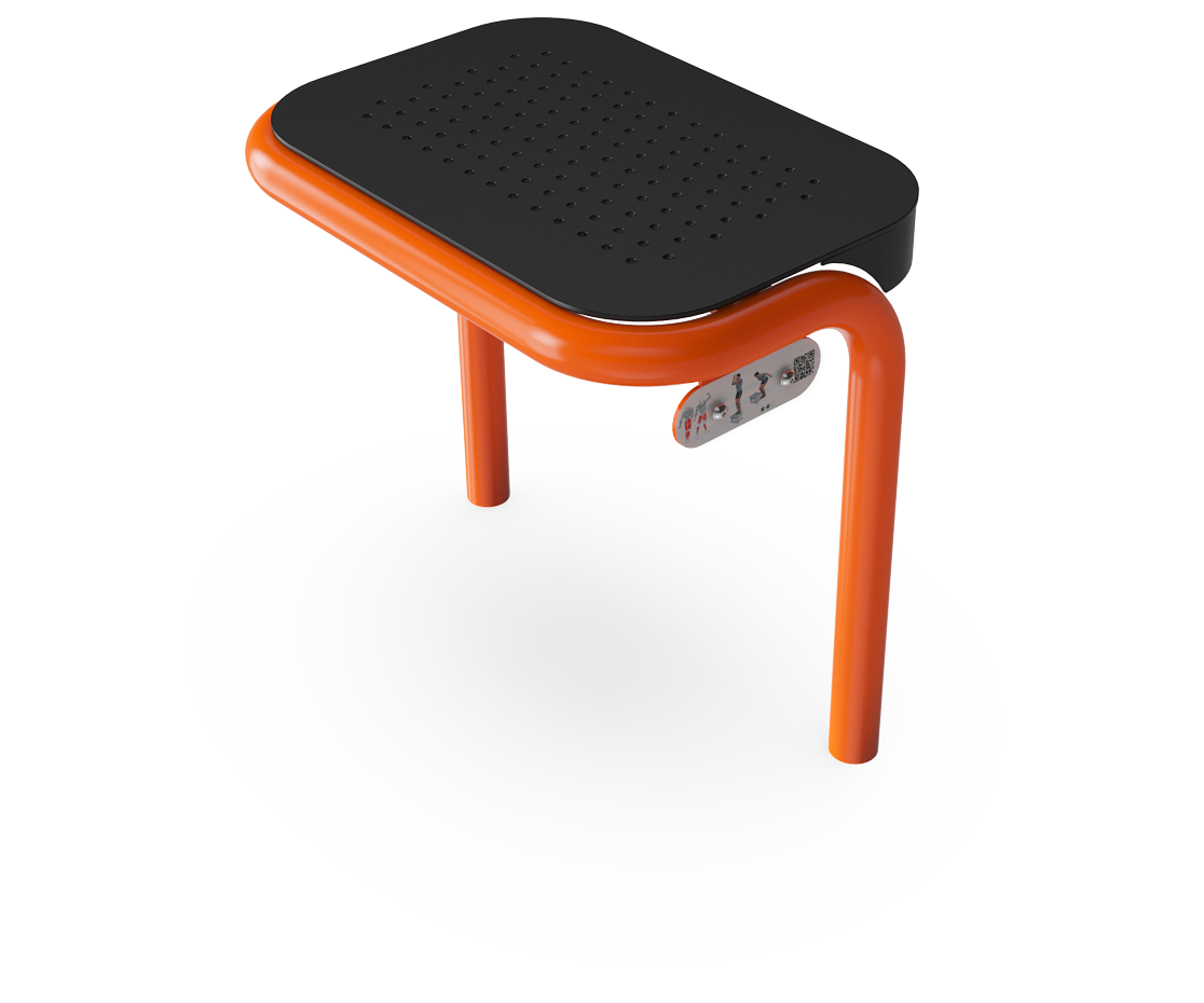 Step, 60cm PU Steel