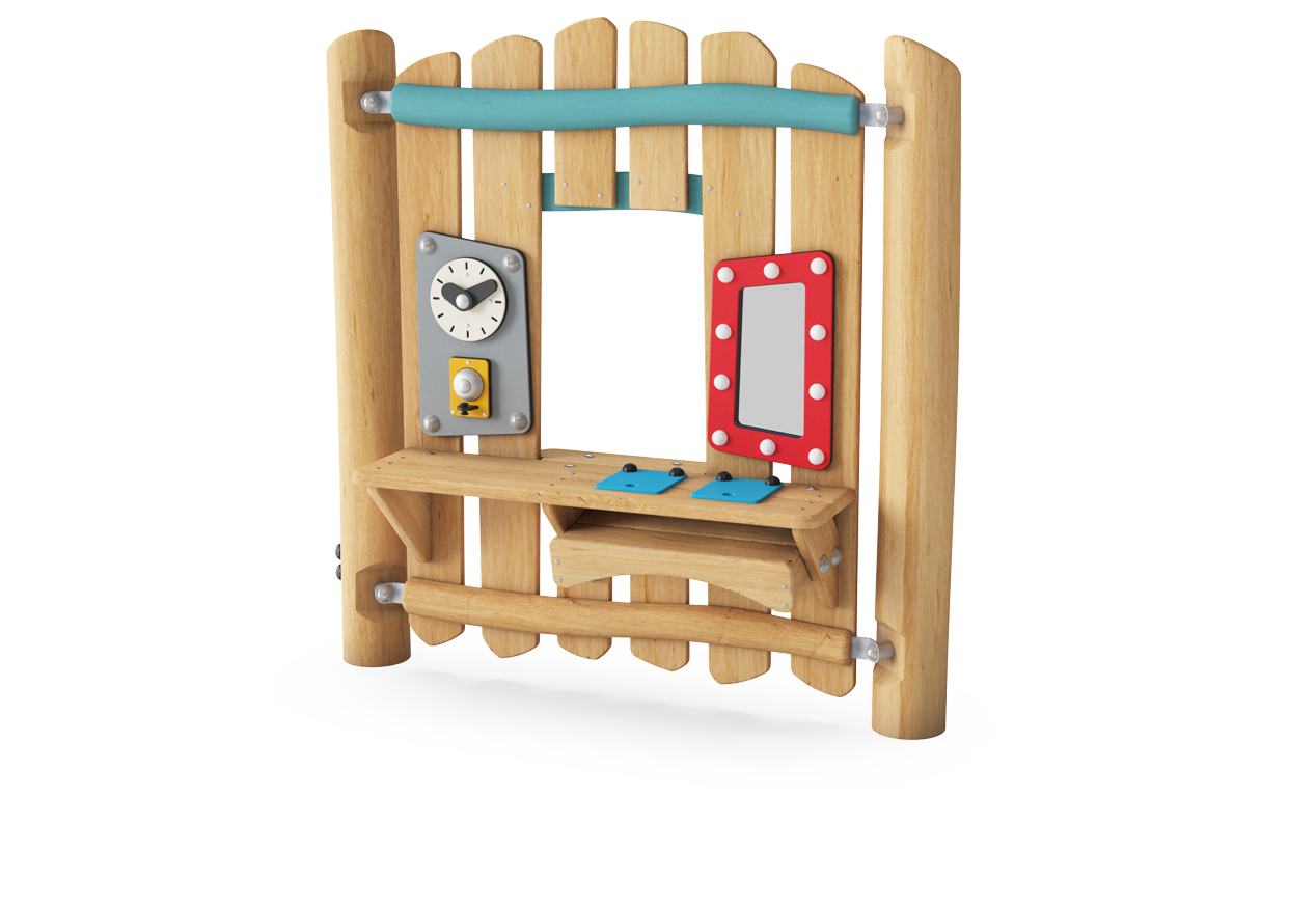 Dress-Up Wall with Mirror