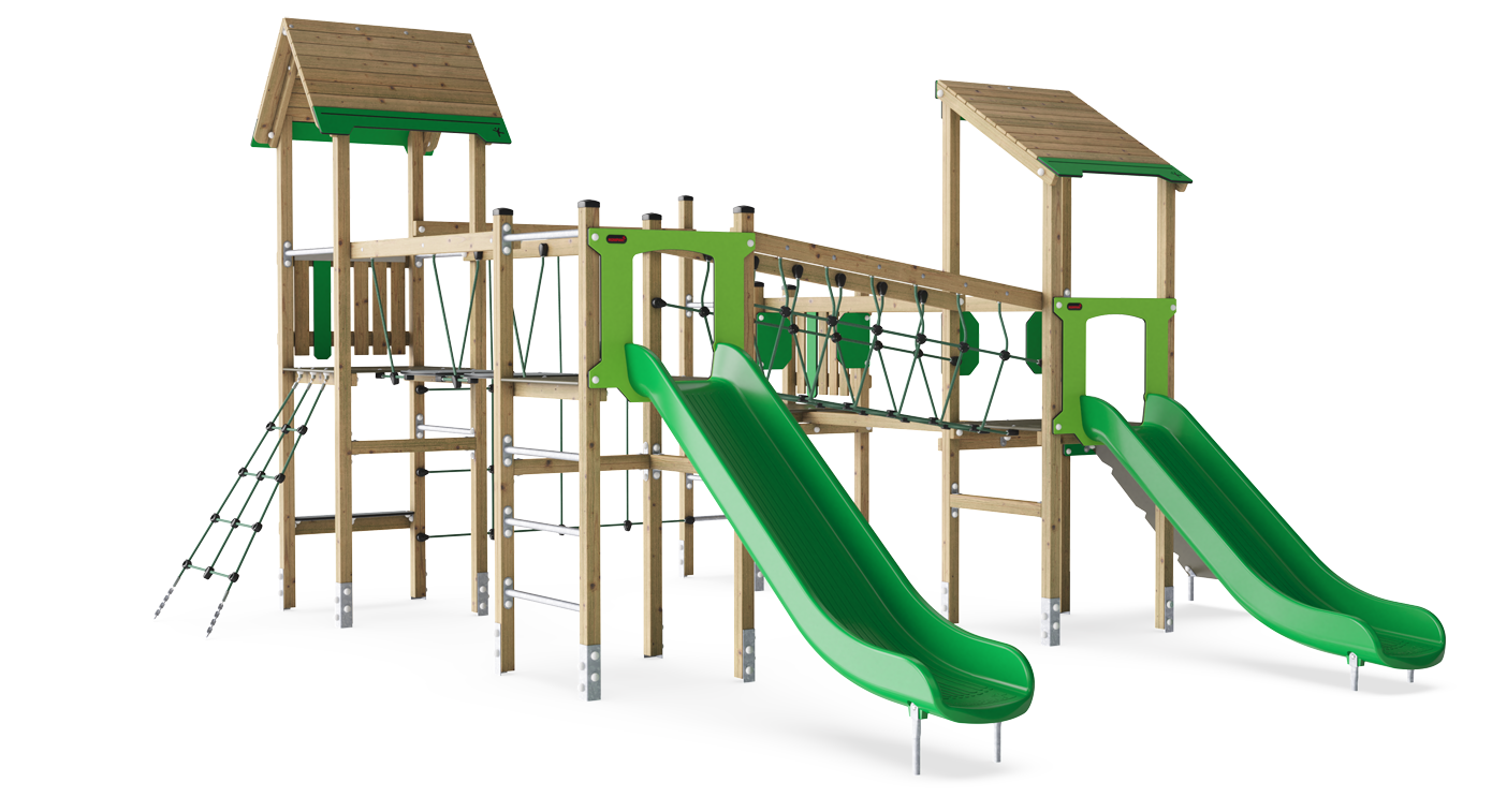 Four Tower with Slides