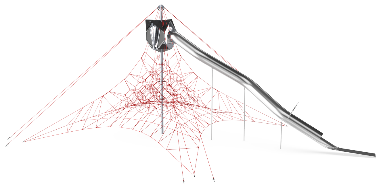 Giant Spacenet with Cabin