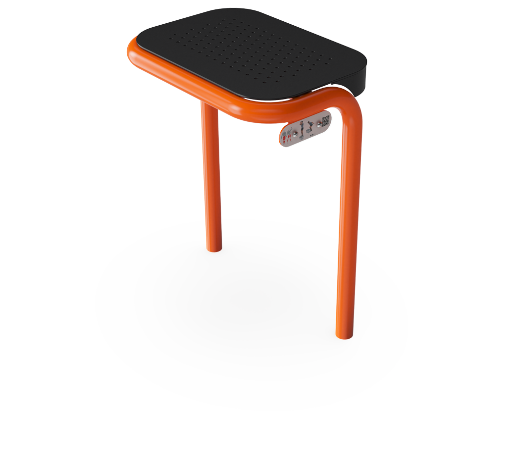 Step, 80cm PU Steel