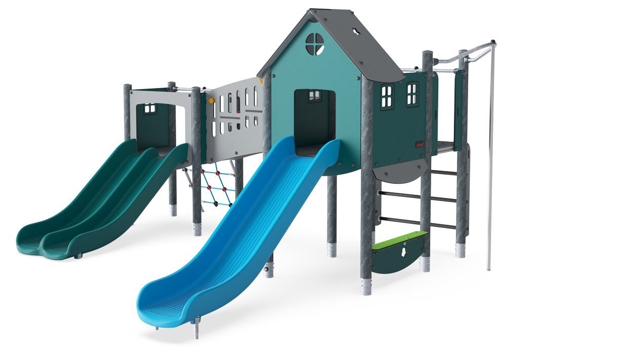 Double Tower with Slides