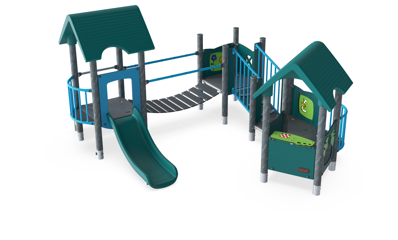 Triple Play Tower with Bridge