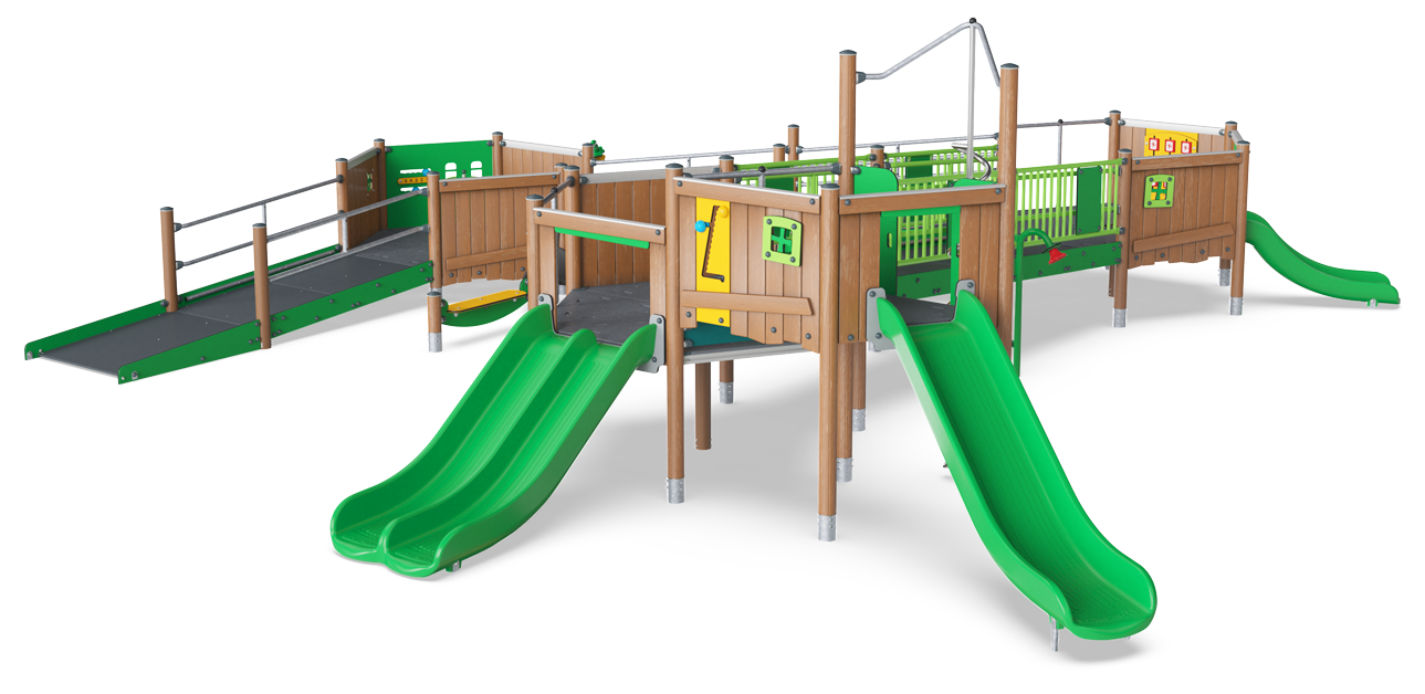 Triple Tower with Ramp