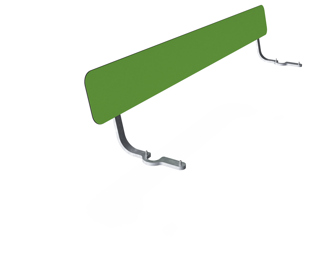 Agora Picnic Backrest Module - Lime HPL