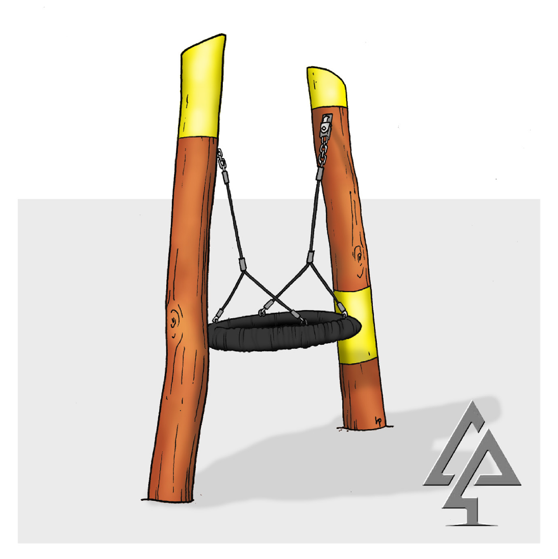 Double Pole Basket Swing