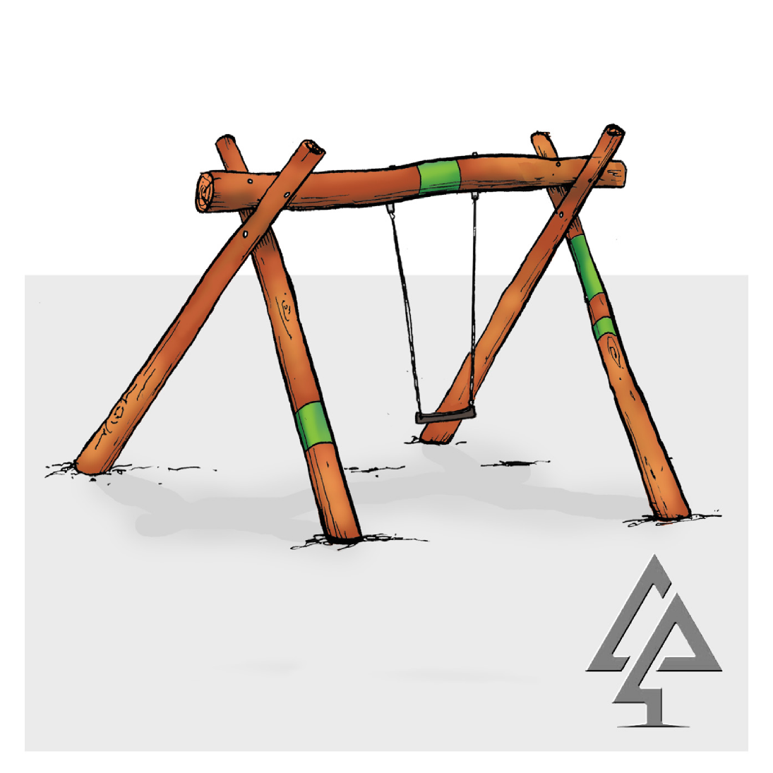 A-Frame with Single Swing